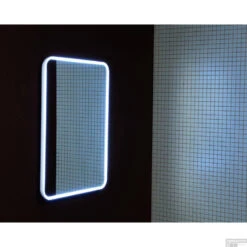 Badkamerspiegel Sapho Float 60x80 Cm LED-Verlichting Frame Wit -Winkel Voor Huis- En Badkamerartikelen 22572 badkamerspiegel sapho float 60x80 cm led verlichting frame wit 14