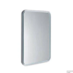 Badkamerspiegel Sapho Float 60x80 Cm LED-Verlichting Frame Wit