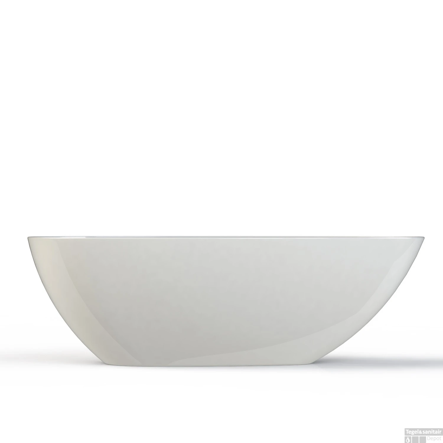 Vrijstaand Ligbad Salenzi Unica 170x86x54 Cm Solid Cast Glans Wit 2 Vrijstaand Ligbad Salenzi Unica 170x86x54 Cm Solid Cast Glans Wit - Afbeelding 2