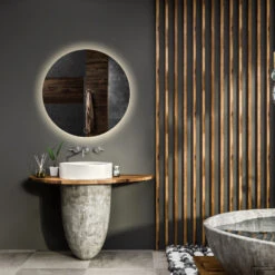 BWS Badkamerspiegel | Spark | Rond | Met LED Verlichting | 100 Cm