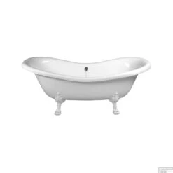 Winkel Voor Huis- En Badkamerartikelen -Winkel Voor Huis- En Badkamerartikelen 38112 vrijstaand bad sapho charleston 188x80x71 cm wit met leeuwenpoten 1