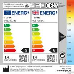 Spiegel Verlichting Tiger Helena LED 6100K 60 Cm Chroom -Winkel Voor Huis- En Badkamerartikelen 4008919057401 9