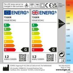 Spiegel Verlichting Tiger Ancis LED 4000K 60x4x10.5 Cm Chroom -Winkel Voor Huis- En Badkamerartikelen 4008919068407 10