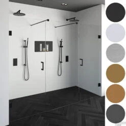 Complete Profielloze Douchecabine XL 3-delig 80cm (Alle Kleuren En Maten)