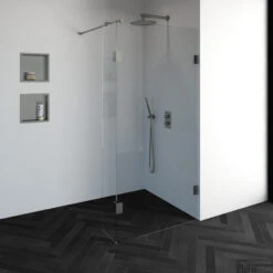 Inloopdouche Compleet Just Creating Profielloos 100/30 Cm RVS