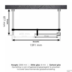 Inloopdouche Compleet XL Just Creating Profielloos 90x160 Cm Chroom 11 Inloopdouche Compleet XL Just Creating Profielloos 90x160 Cm Chroom -Winkel Voor Huis- En Badkamerartikelen 4jc6 90x160 t 1