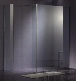 B&w-luxury Quattro Walk-in Douche 132.6x200 Cm. Chroom-helder Clean -Winkel Voor Huis- En Badkamerartikelen 55470