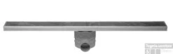 Easydrain Tegeldrain Tegel Afv.goot 9,8x90cm.m/sifon (tgl.roosterd.12mm Rvs