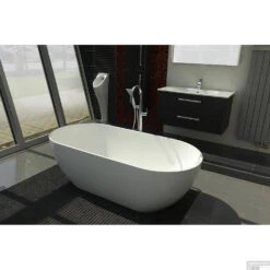 Vrijstaand Bad Sapho Reduta Gegoten Marmer 171x81x46 Cm Wit -Winkel Voor Huis- En Badkamerartikelen 72842 vrijstaand bad sapho reduta marmer 170x80x58 cm wit 4