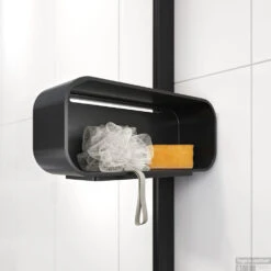 Inloopdouche Sealskin Inc. Type A1 Met Douchemand En Helder Veiligheidsglas Met Antikalklaag 140x30x200 Cm Mat Zwart -Winkel Voor Huis- En Badkamerartikelen 8720314712100 4