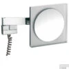 Emco Asis Scheerspiegel Vierkant 22 Cm.led Verlichting X3 Chroom