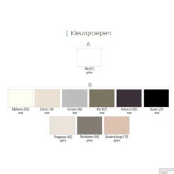 Kwartrond Douchebak Bounty 90 X 80 X 4 Cm Klei -Winkel Voor Huis- En Badkamerartikelen 90x80 bounty manhattan kleurstaal 1