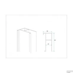 Aluminium Verbredingsprofiel Wiesbaden 3cm X 202cm -Winkel Voor Huis- En Badkamerartikelen aluminium verbredingsprofiel wiesbaden 3cm x 202cm