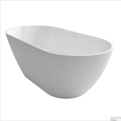 Vrijstaand Ligbad Riho Bilbao 170x80x55,5 Cm Solid Mat Wit