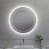 Badkamerspiegel Wiesbaden Deco Rond Met LED Verlichting 60 Cm