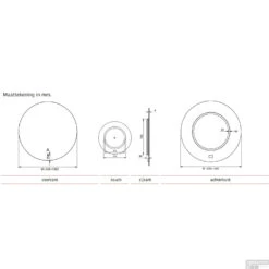 Ronde Badkamerspiegel Xenz Salo Met Rondom Ledverlichting 80 Cm -Winkel Voor Huis- En Badkamerartikelen badkamerspiegel xenz salo ronde spiegel met rondom ledverlichting 30 cm tech 5