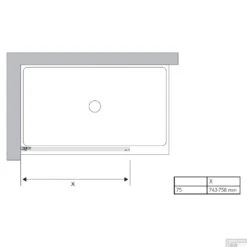 Badwand Sealskin Hooked Omkeerbaar 75x140 Cm Zilver -Winkel Voor Huis- En Badkamerartikelen badwand sealskin hooked omkeerbaar 75x140 cm zilver 8720198000959 1 tech