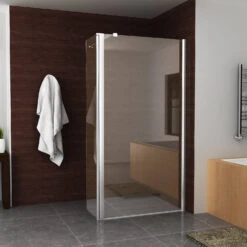 BWS Apollo Zijwand Met Schanierend Glasprofiel 40x200 Cm 10mm NANO Glas -Winkel Voor Huis- En Badkamerartikelen bws apollo zijwand met schanierend glasprofiel nano glas 2 1