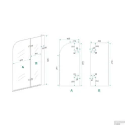 BWS Badwand 2 Delig Inklapbaar 100x140 Cm 6mm NANO Coating 11 BWS Badwand 2 Delig Inklapbaar 100x140 Cm 6mm NANO Coating -Winkel Voor Huis- En Badkamerartikelen bws badwand 2 delig inklapbaar 100x140 cm 6mm nano coating tech 1