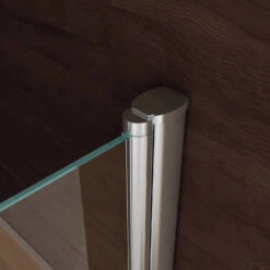 BWS Badwand 80x150cm 6mm NANO Veiligheidsglas Chroom -Winkel Voor Huis- En Badkamerartikelen bws badwand nano veiligheidsglas chroom 3