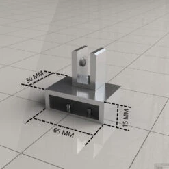 BWS Haakse Glaskoppeling Chroom Draaibaar T.b.v. Stabilisatiestang -Winkel Voor Huis- En Badkamerartikelen bws haakse glaskoppeling chroom draaibaar t.b.v. stabilisatiestang 3.1
