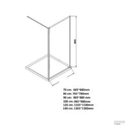 BWS Inloopdouche Pro Line Rookglas 70x200 Nano Coating Geborsteld Messing Koper Profiel En Stang -Winkel Voor Huis- En Badkamerartikelen bws inloopdouche pro line rookglas 70x200 nano coating geborsteld messing koper profiel en stang tech