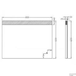 BWS Dimbare LED Spiegel Enkel 80x60 Cm (condensvrij) -Winkel Voor Huis- En Badkamerartikelen bws led spiegel single dimbare 80x60 cm condensvrij tech