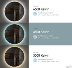 Spiegel Boss & Wessing Star Rond Met LED 120 Cm Mat Goud 7 Spiegel Boss & Wessing Star Rond Met LED 120 Cm Mat Goud -Winkel Voor Huis- En Badkamerartikelen bws spiegels led kleur 120 mat goud