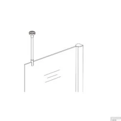 BWS Plafond Stabilisatiestang Rond 100 Cm Inkortbaar Chroom -Winkel Voor Huis- En Badkamerartikelen bws stabilisatiestang plafond rond 100 cm inkortbaar chroom tech1