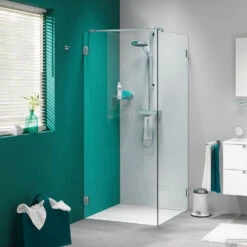 Zijwand Sealskin 'I AM' 90x200cm Chroom/Zilver Antikalk (voor Comb. Met Swingdeur)