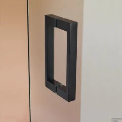 Nisdeur By Sealskin 'I AM' 90x200 Cm Mat Zwart Helder Antikalk Glas -Winkel Voor Huis- En Badkamerartikelen ck200906195100 nisdeur get wet by sealskin i am 90x200 cm mat zwart helder antikalk glas 4