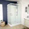 Complete Douchecabine VM Khone VII 80x120 Cm Hoekinstap Mat Wit