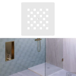 Douchebak Sanitop Just Creating Relievo Crag 90x140 Cm Mat Wit -Winkel Voor Huis- En Badkamerartikelen db rc90x140w 4