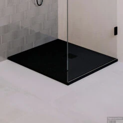 Douchebak Sanitop Just Creating Relievo Crag 90x90 Cm Mat Zwart -Winkel Voor Huis- En Badkamerartikelen db rc90x90z