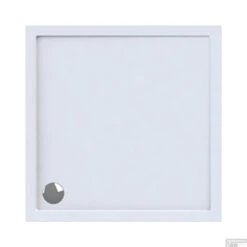 Douchebak Wisa Maia 90x80 Cm Hoogglans Wit