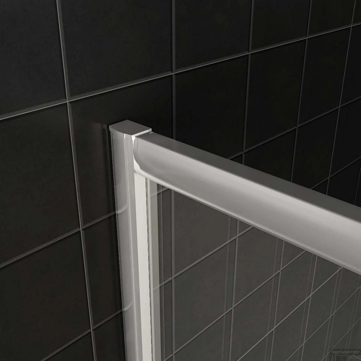 Wiesbaden Douchecabine | Hoekinstap | 90x90x190cm | 5mm Helder Glas 3 Wiesbaden Douchecabine | Hoekinstap | 90x90x190cm | 5mm Helder Glas - Afbeelding 3