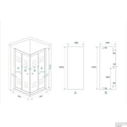 Wiesbaden Douchecabine | Hoekinstap | 90x90x190cm | 5mm Helder Glas 9 Wiesbaden Douchecabine | Hoekinstap | 90x90x190cm | 5mm Helder Glas -Winkel Voor Huis- En Badkamerartikelen douchecabine wiesbaden hoekinstap 190cm 20.3701 tech
