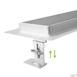 RVS Douchegoot Flens Met Uitneembaar Sifon 70x7cm 6,7cm Diep STANDAARD ROOSTER -Winkel Voor Huis- En Badkamerartikelen flens design rooster 3 1