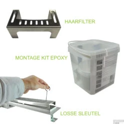 Wiesbaden RVS Douchegoot | Tegelrooster | Flens Met Uitneembaar Sifon | 90x7cm En 6,7cm Diep -Winkel Voor Huis- En Badkamerartikelen flens tegel rooster 90cm 8