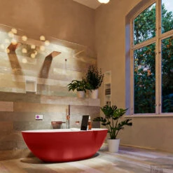 FLOAT Vrijstaand Bad 170x80cm Kleur Fire / Talc -Winkel Voor Huis- En Badkamerartikelen float 3 00012