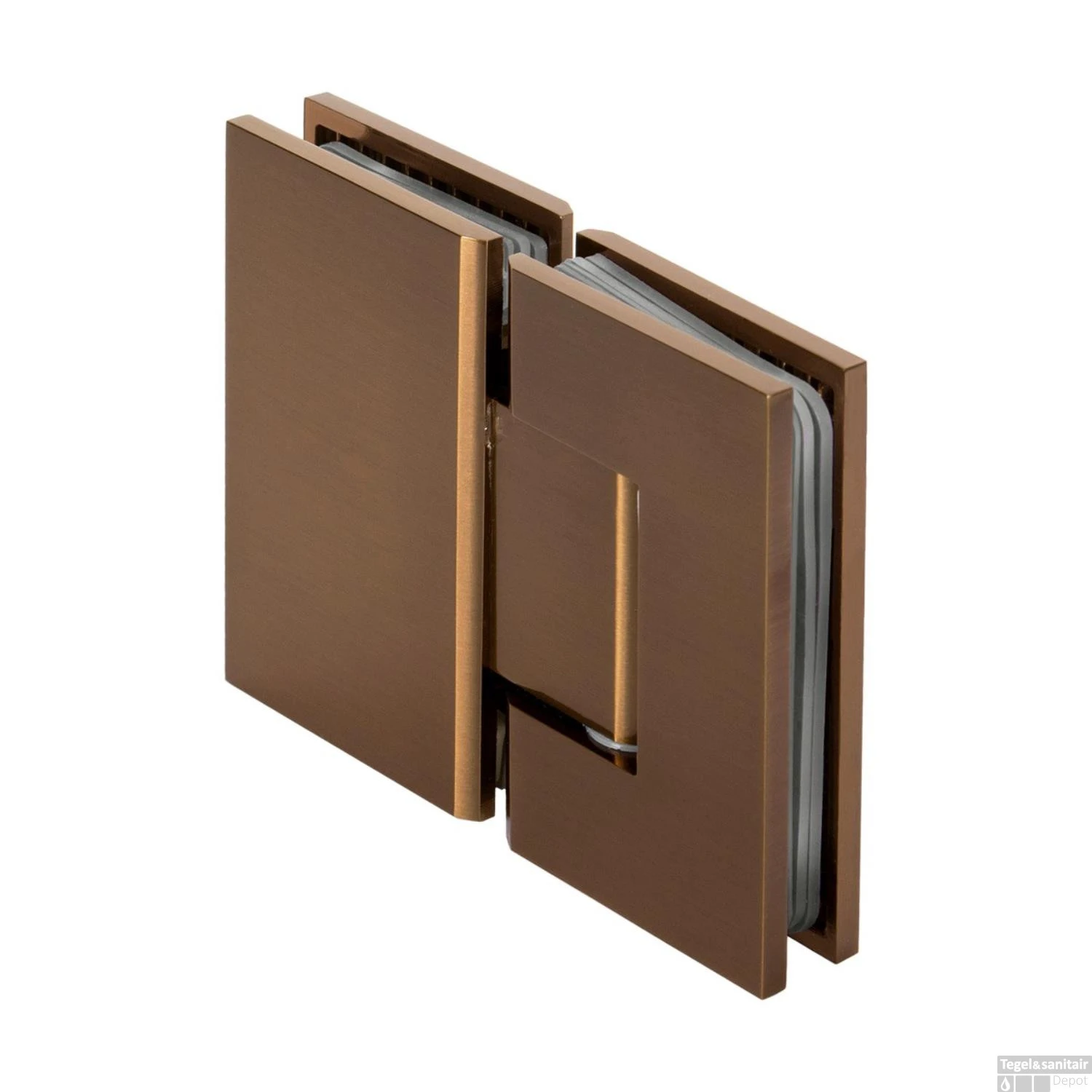 Nisdeur Compleet Just Creating Profielloos 2-Delig (Draaideur Bevestigd Op Inloopwand) 130x200 Cm 60/70 Koper - Afbeelding 5