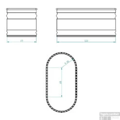 Tankkd IJsbad | Green Label Oval | 122x61x61cm | Aluminium -Winkel Voor Huis- En Badkamerartikelen ijsbad tankkd green label oval 122x61x61 cm aluminium tech