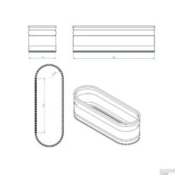 Tankkd IJsbad | Green Label Oval | 183x61x61cm | Aluminium -Winkel Voor Huis- En Badkamerartikelen ijsbad tankkd green label oval 183x61x61 cm aluminium tech 2