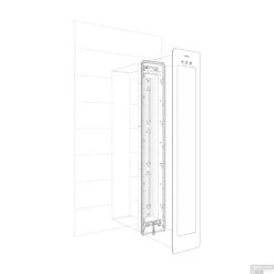 Sunshower Plus L Round Infrarood En UV-licht 185x33 Cm Inbouw - Opbouw Vlak Of Hoek Organic Grey 14 Sunshower Plus L Round Infrarood En UV-licht 185x33 Cm Inbouw - Opbouw Vlak Of Hoek Organic Grey -Winkel Voor Huis- En Badkamerartikelen inbouw geen douchekop exploded view v2 01 2 1 1