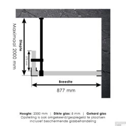 Inloopdouche Compleet Just Creating Profielloos 90/30 Cm Gunmetal -Winkel Voor Huis- En Badkamerartikelen inloopdouche compleet just creating profielloos 90 30 cm gunmetal tec