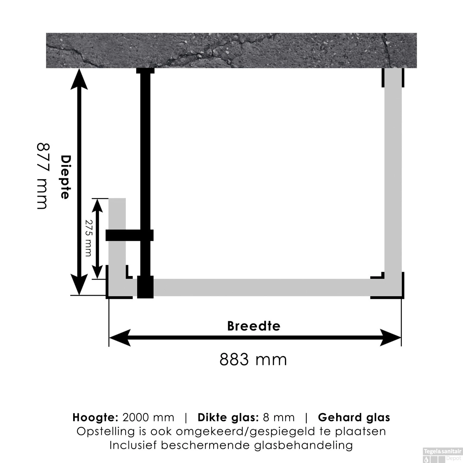 Inloopdouche Compleet Just Creating Profielloos 90x90/30 Cm Reversed Gunmetal 9 Inloopdouche Compleet Just Creating Profielloos 90x90/30 Cm Reversed Gunmetal - Afbeelding 9