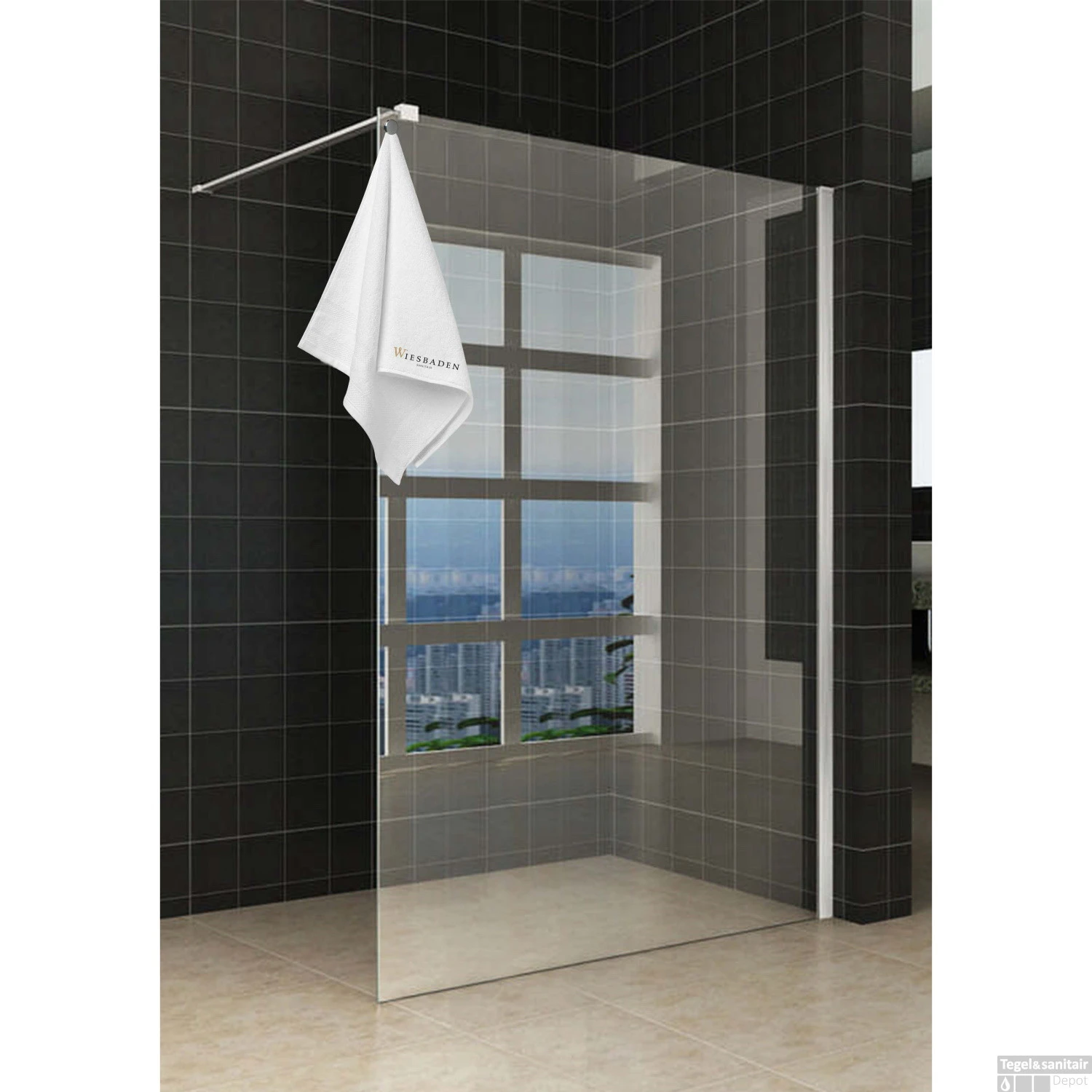 Inloopdouche Met Handdoekhouder Wiesbaden Sita Helder Glas 110x200 Cm 8 Mm Chroom 1 Inloopdouche Met Handdoekhouder Wiesbaden Sita Helder Glas 110x200 Cm 8 Mm Chroom