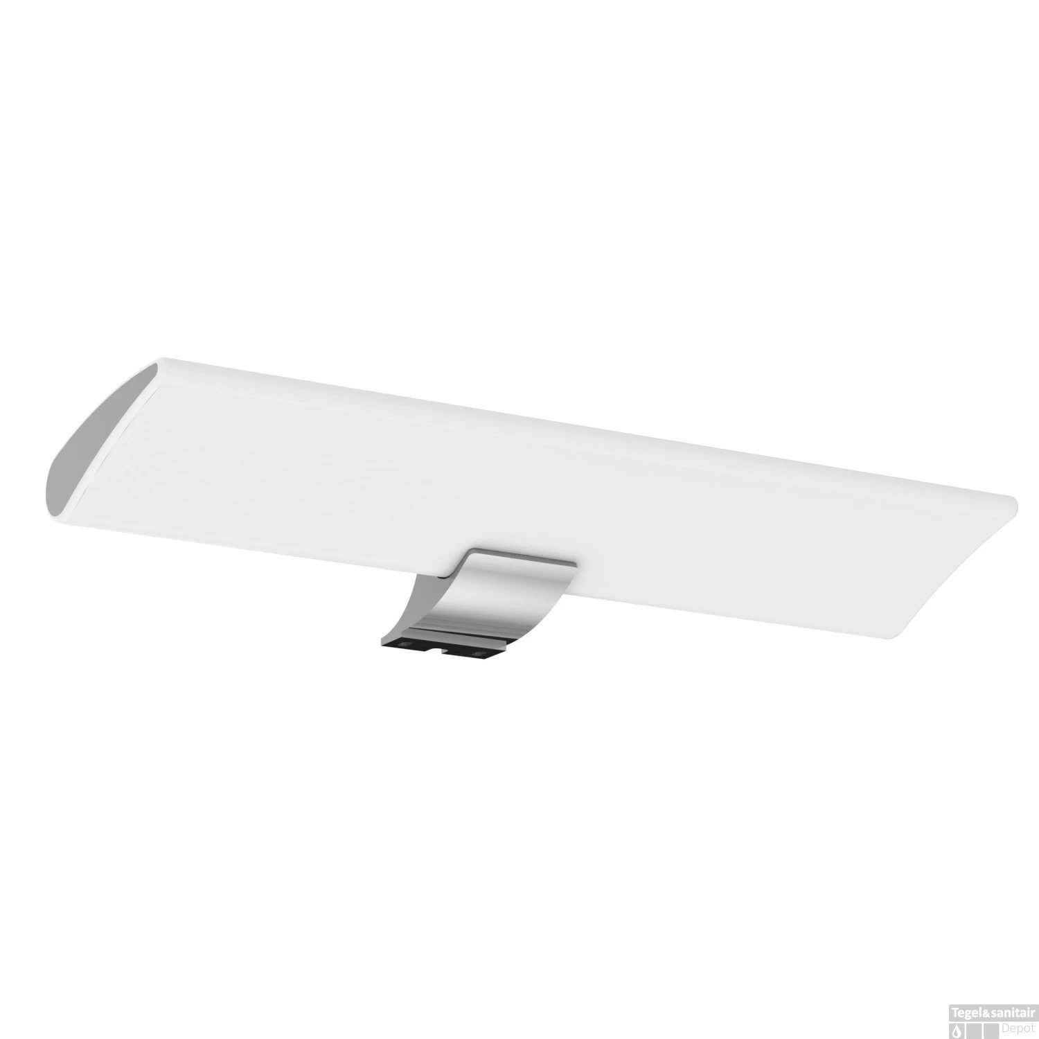 LED Spiegellamp Allibert Cover 7 Watt 30x7x11,4 Cm Glanzend Chroom