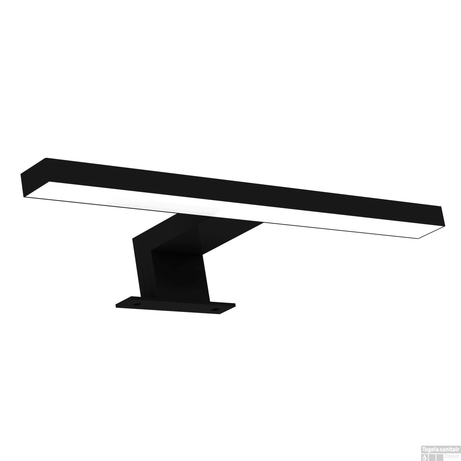 LED Spiegellamp Allibert Rigel 4,8 Watt 30x4,3x10cm Mat Zwart 1 LED Spiegellamp Allibert Rigel 4,8 Watt 30x4,3x10cm Mat Zwart