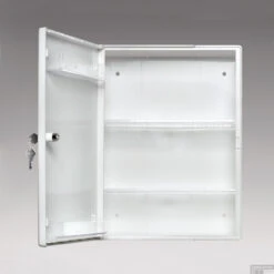 Winkel Voor Huis- En Badkamerartikelen -Winkel Voor Huis- En Badkamerartikelen medicijnkast go by van marcke medi 31.5x42x15cm kunststof met sleutel wit 926289 2